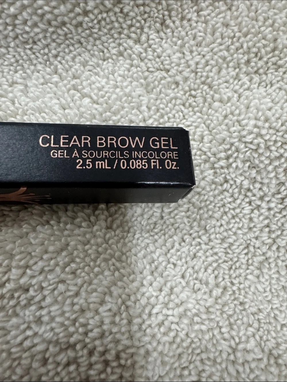 Anastasia Beverly Hills Clear Brow Gel in Black & Rose Gold Accents